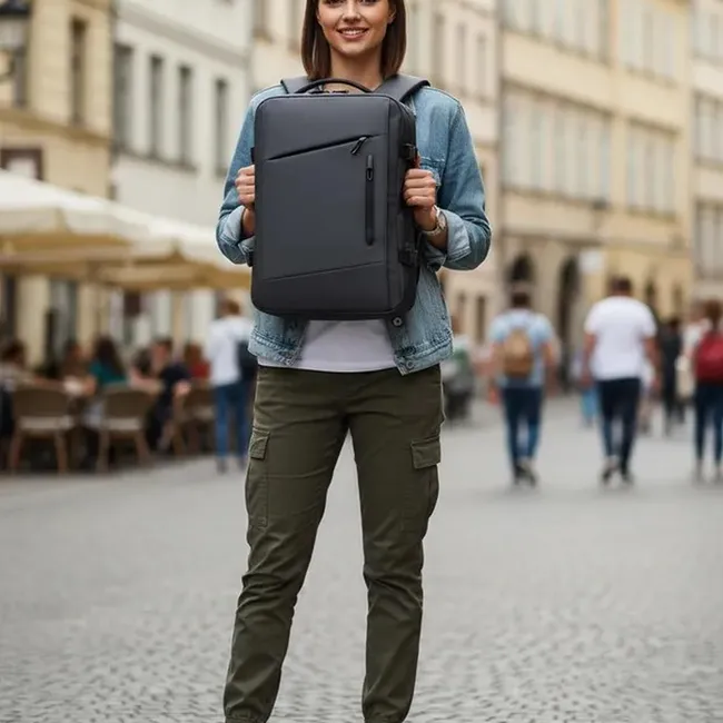 JAGIMA - Mochila de Cabina GO 45x35x20 Avion Expandible Impermeable 40L