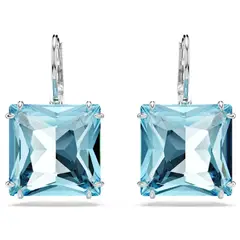 JB JOYAS BARON - Aros Swarovski Cuadrado Aqua