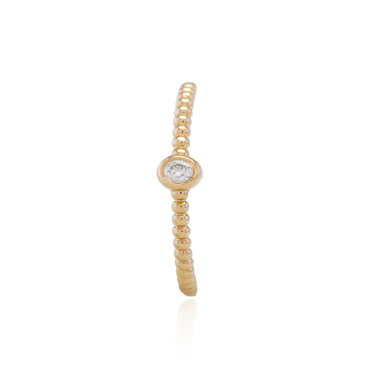 JB JOYAS BARON - Anillo Oro Amarillo 18kt Diamantes de 3Pts