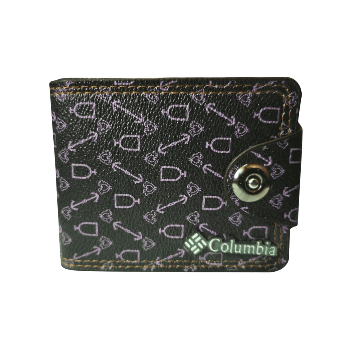 GENERICO - Billetera elegante y resistente  capuccino broche