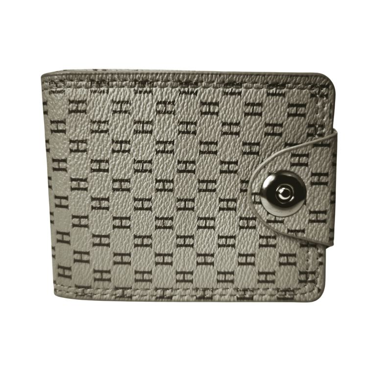 GENERICO - Billetera elegante y resistente  capuccino broche