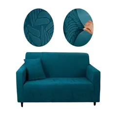 GENERICO - Funda Sofá 3 Cuerpos Texturizada Ajustable 6n3