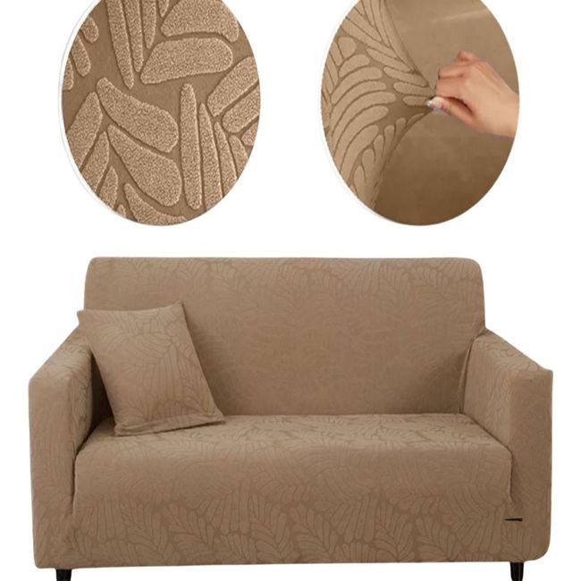 GENERICO - Funda Sofá 3 Cuerpos Texturizada Ajustable 6n8