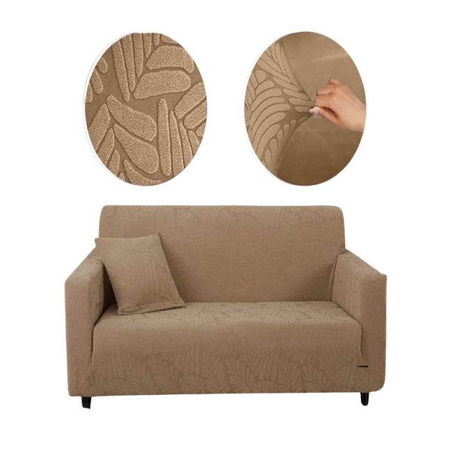 GENERICO - Funda Sofá 3 Cuerpos Texturizada Ajustable 6n8