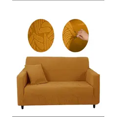 GENERICO - Funda Sofá 3 Cuerpos Texturizada Ajustable 6n13