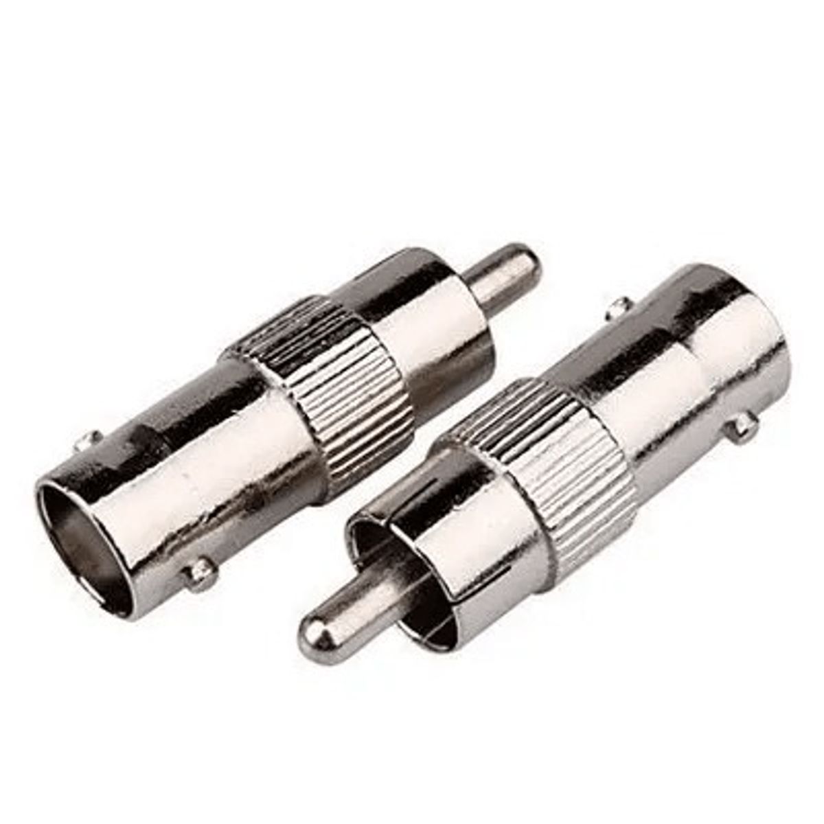 GENERICO - Pack de 50 Adaptadores BNC a RCA macho  -  50 unidades