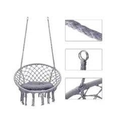 GENERICO - Silla Hamaca Colgante Reforzada para Interior y Exterior 9n3