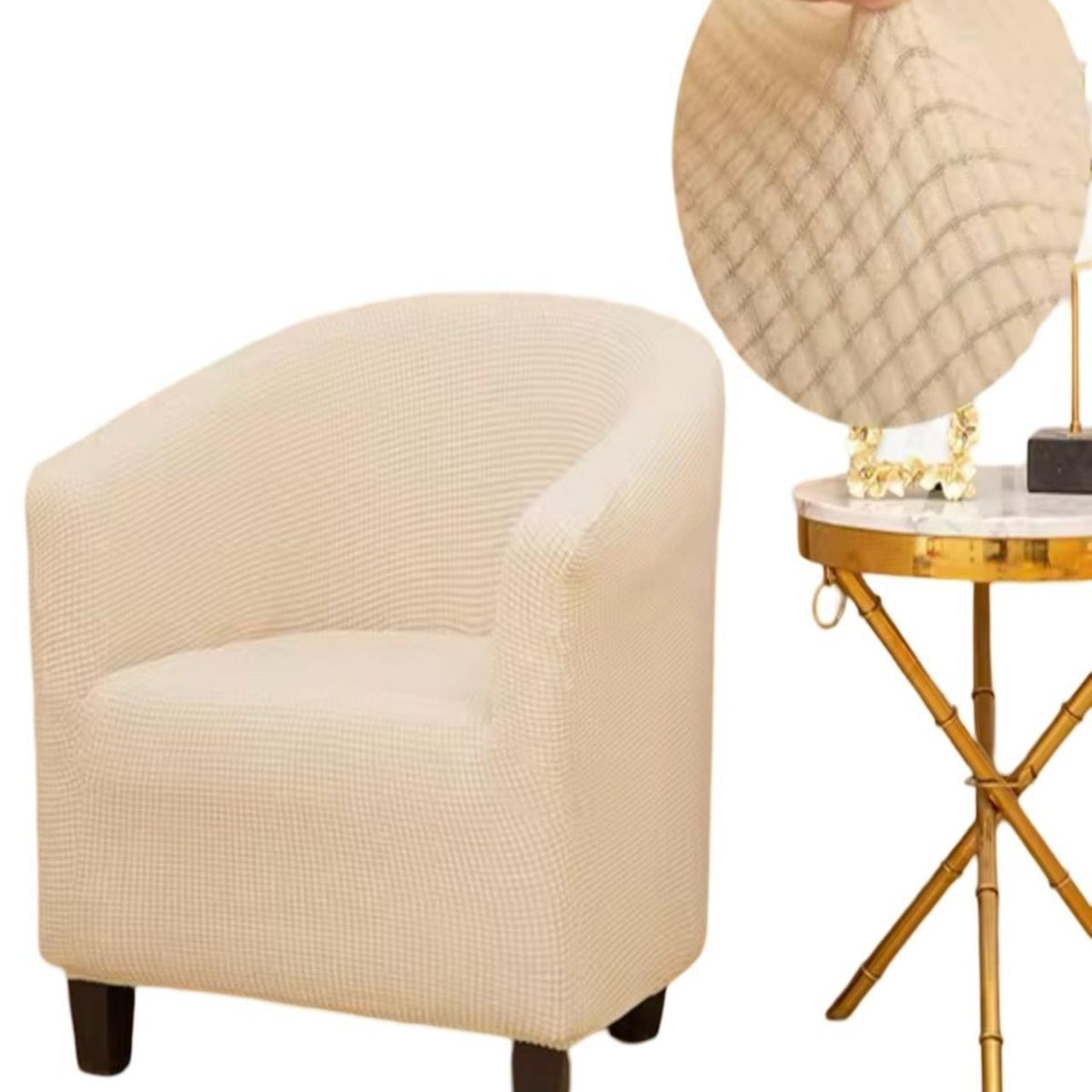 GENERICO - Funda Poltrona Sofa Texturizada Ajustable