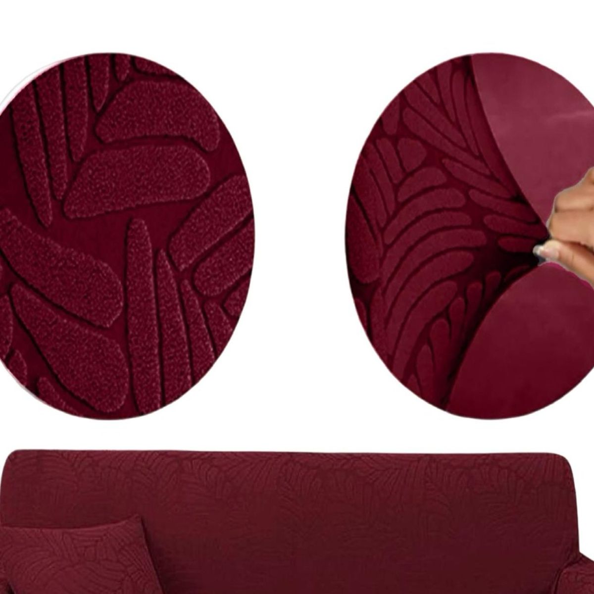 GENERICO - Funda Sofá 3 Cuerpos Texturizada Ajustable