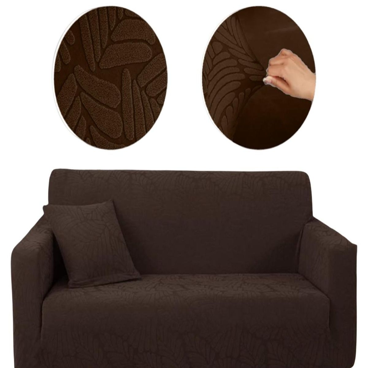 GENERICO - Funda Sofá 3 Cuerpos Texturizada Ajustable