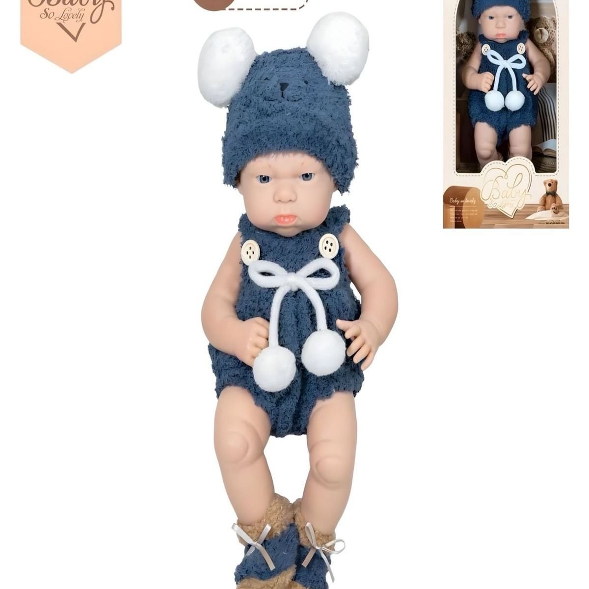 GENERICO - Bebe muñeco realista Baby So Lovely NIÑO