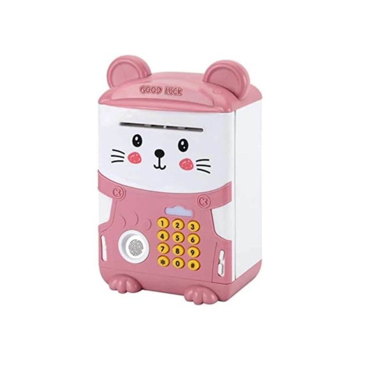 GENERICO - Alcancía Electrónica Gatitos Niños Huella Clave Numérica