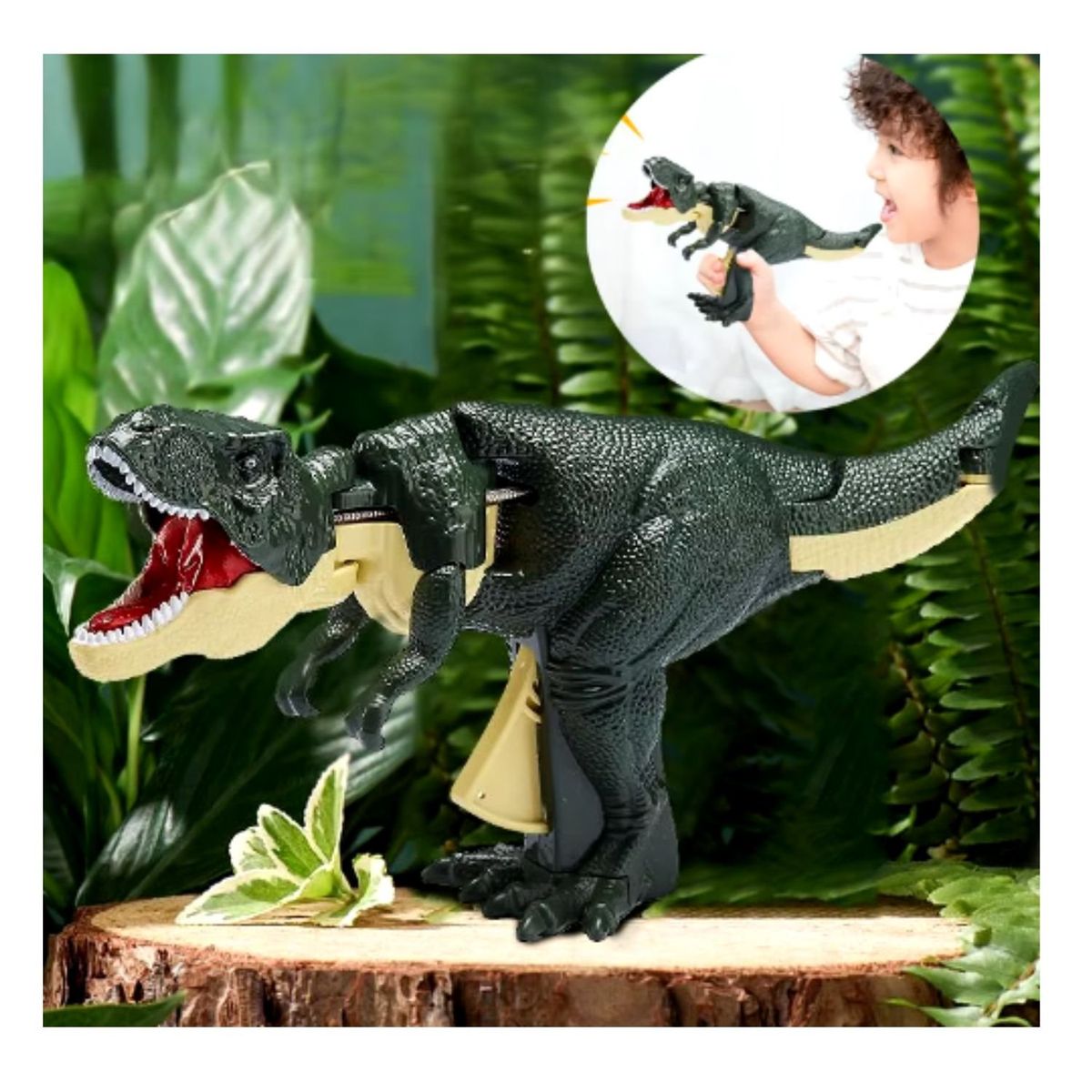 GENERICO - Dinosaurio Juguete T-Rex Con Movimiento Luz Sonidos