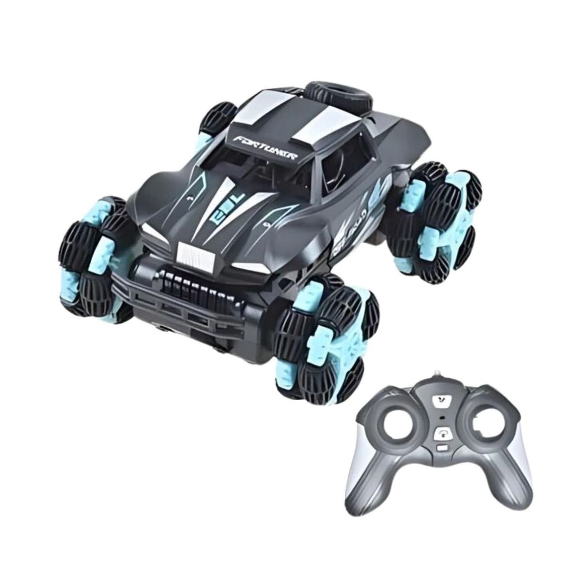 GENERICO - Auto Radio Control Drifting Recargable Usb Azul Acrobatico