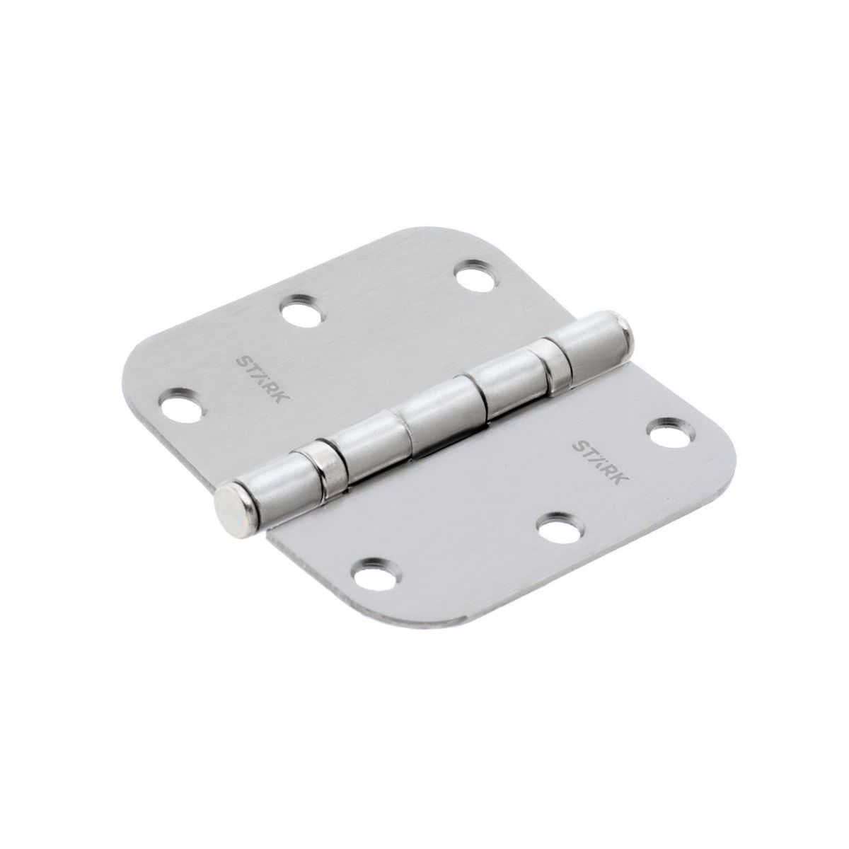 GENERICO - 3 Bisagra con rodamientos de 3x3 canto redondo Acero inox