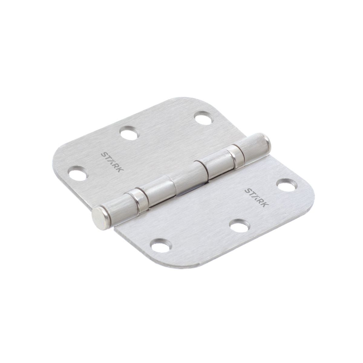 GENERICO - 3 Bisagra con rodamientos de 3x3 canto redondo Níquel satin