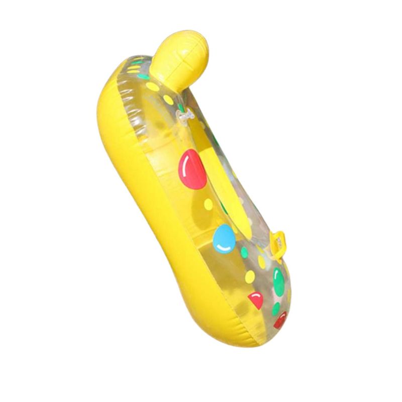 GENERICO - Salvavidas Con Asiento Bebé Niño Inflable 65cm Amarillo