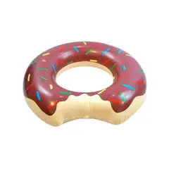 GENERICO - Flotador Dona Donuts Chocolate 70 Cm Inflable Salvavidas