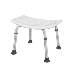GENERICO - Silla De Ducha Con Apoya Brazos Sin Respaldo Baño Ajustable