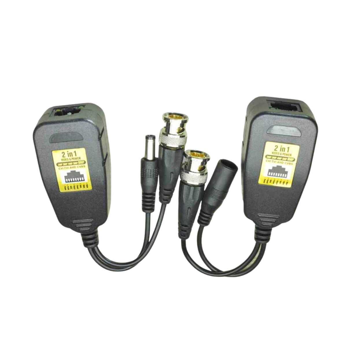 GENERICO - Video Balun RJ-45 8MP - Transmisión de Video por Cable CAT5E6