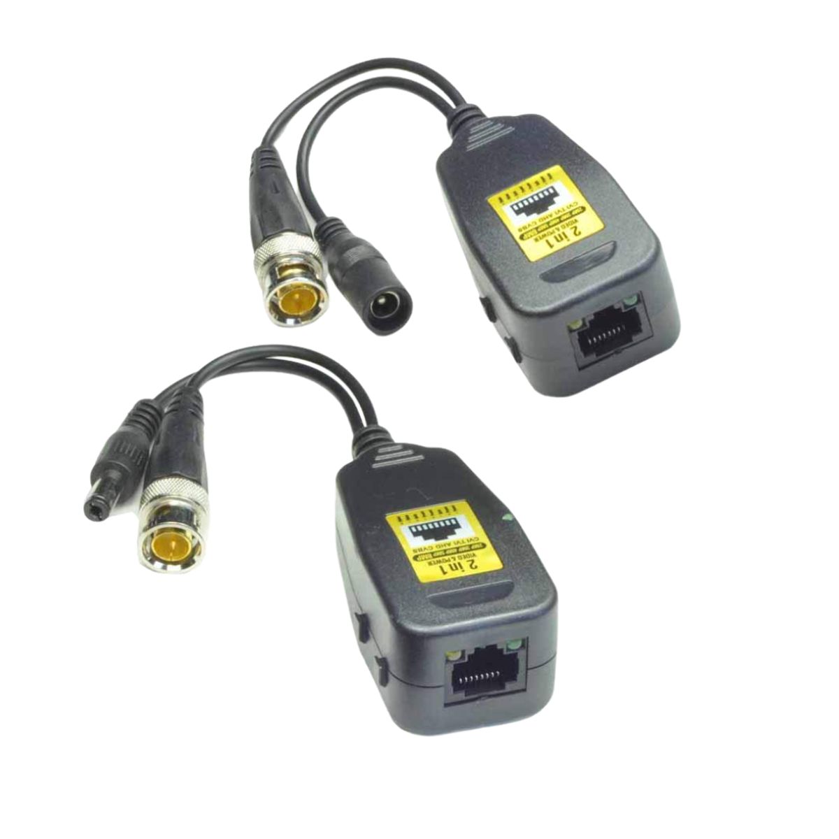GENERICO - Video Balun RJ-45 8MP - Transmisión de Video por Cable CAT5E6