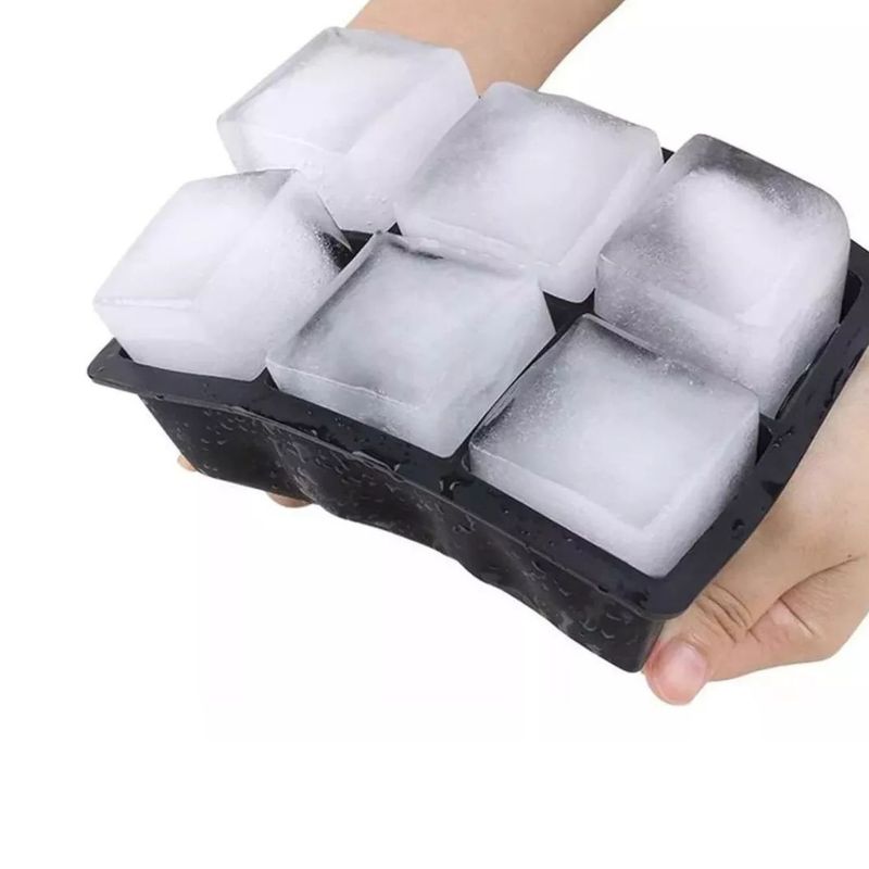 GENERICO - Cubetera De Silicona Para Hacer Hielos Hielera Con Tapa