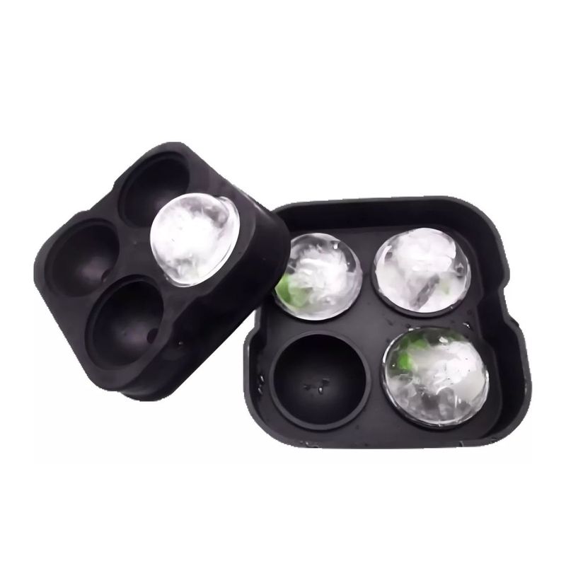 GENERICO - Molde De Silicona Para Bolas Esferas De Hielo 45 Cm Negro
