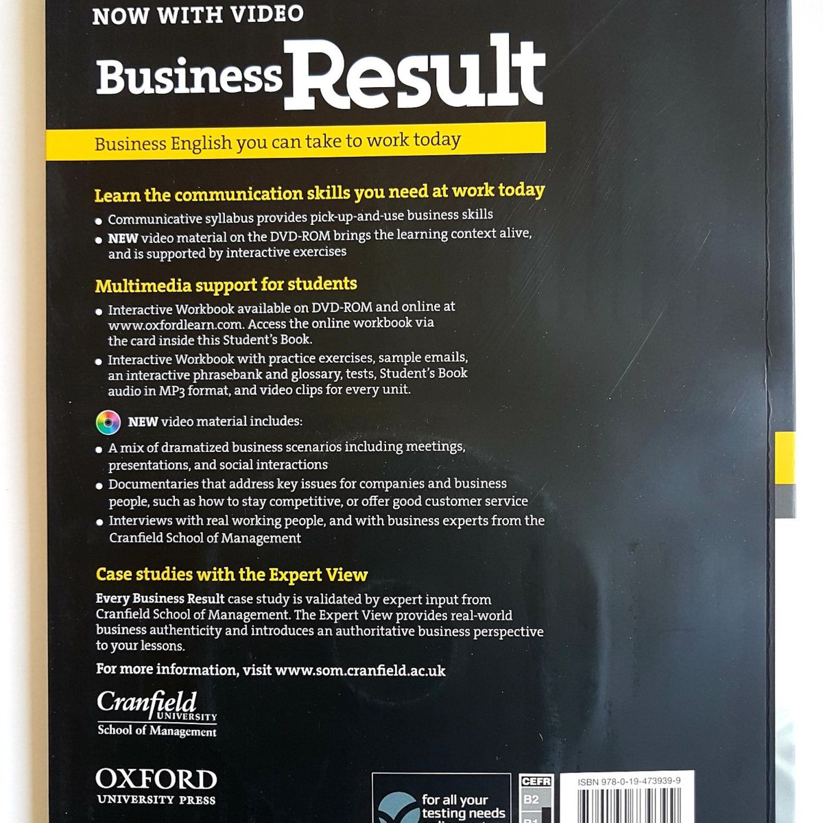 OXFORD - Libro Business Result Intermediate Students book 1st Edition