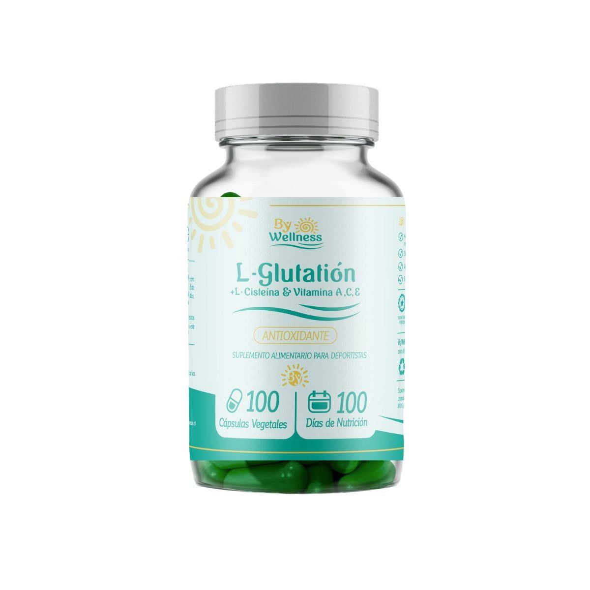 GENERICO - L-GLUTATIÓN ANTIOXIDANTE 100 CÁPSULAS - 100 SERVICIOS
