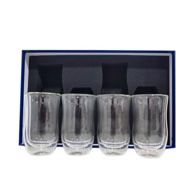 PERFECT CLASS - Set 4 Vasos 250ml Vino Doble Pared