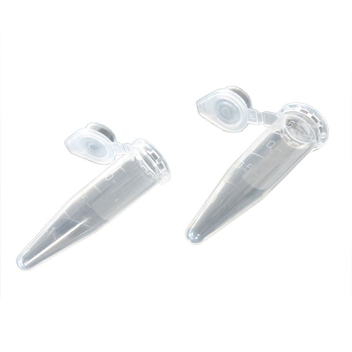 GENERICO - Tubos micro centrifuga tipo eppendorf graduados con tapa 0.5 ml (1000 und)