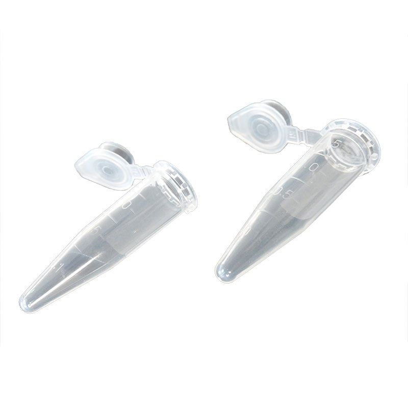 GENERICO - Tubos microcentrifuga graduados con tapa 0.5 ml (1000 und)