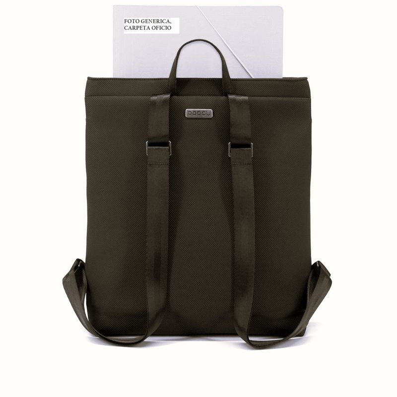 BABAU BARCELONA - Cartera Mochila Europea Luz Integrada BABAU BOOGIE L SANDSTONE GRAVEL