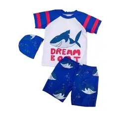 KIBOU - Traje De Baño Bañador De 3 Piezas Para Niños