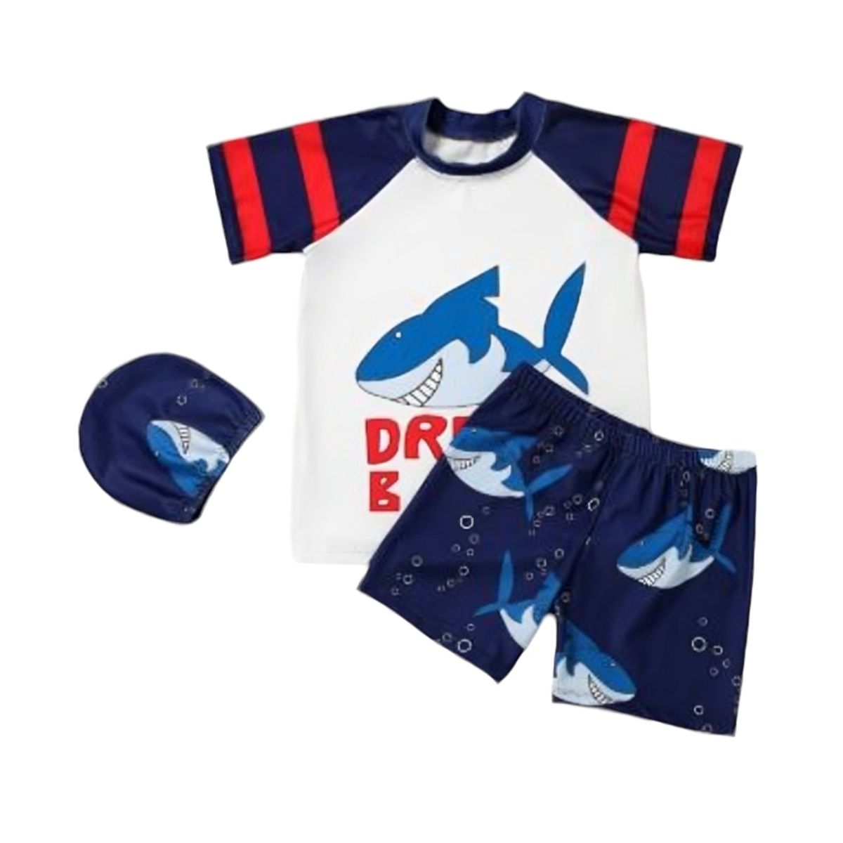 KIBOU - Traje De Baño Bañador De 3 Piezas Para Niños