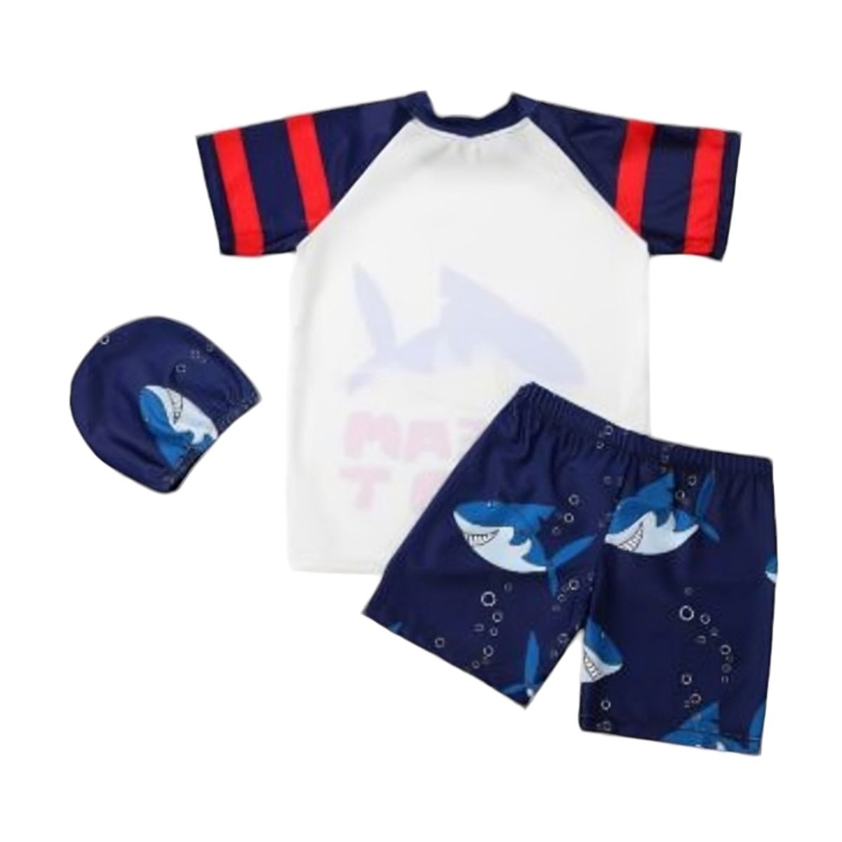 KIBOU - Traje De Baño Bañador De 3 Piezas Para Niños