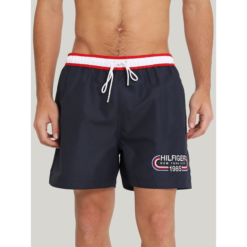 TOMMY HILFIGER - Traje De Baño Con Cordón Ajustable Azul Tommy Hilfiger