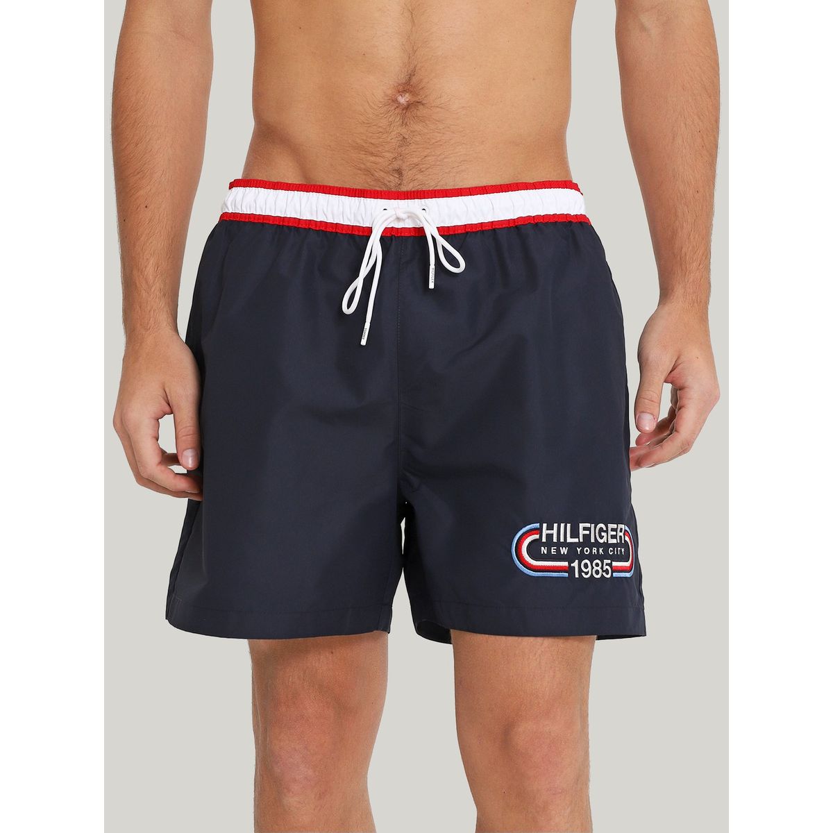 TOMMY HILFIGER - Traje De Baño Con Cordón Ajustable Azul Tommy Hilfiger