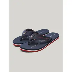 TOMMY HILFIGER - Sandalias Con Logo Solid Azul