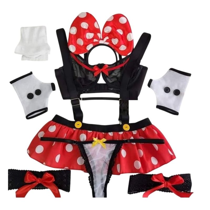 GARSIL - Disfraz Para Mujer Diseño Minnie Con Accesorios---