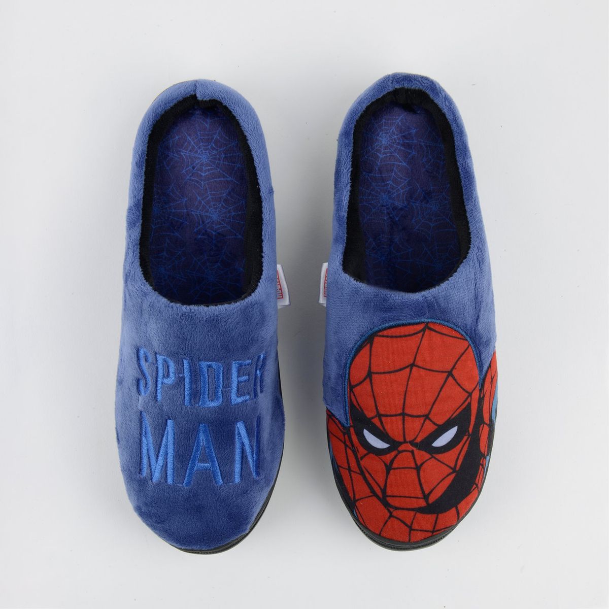 MARVEL - Pantufla Hombre Saltando Azul Spiderman Marvel