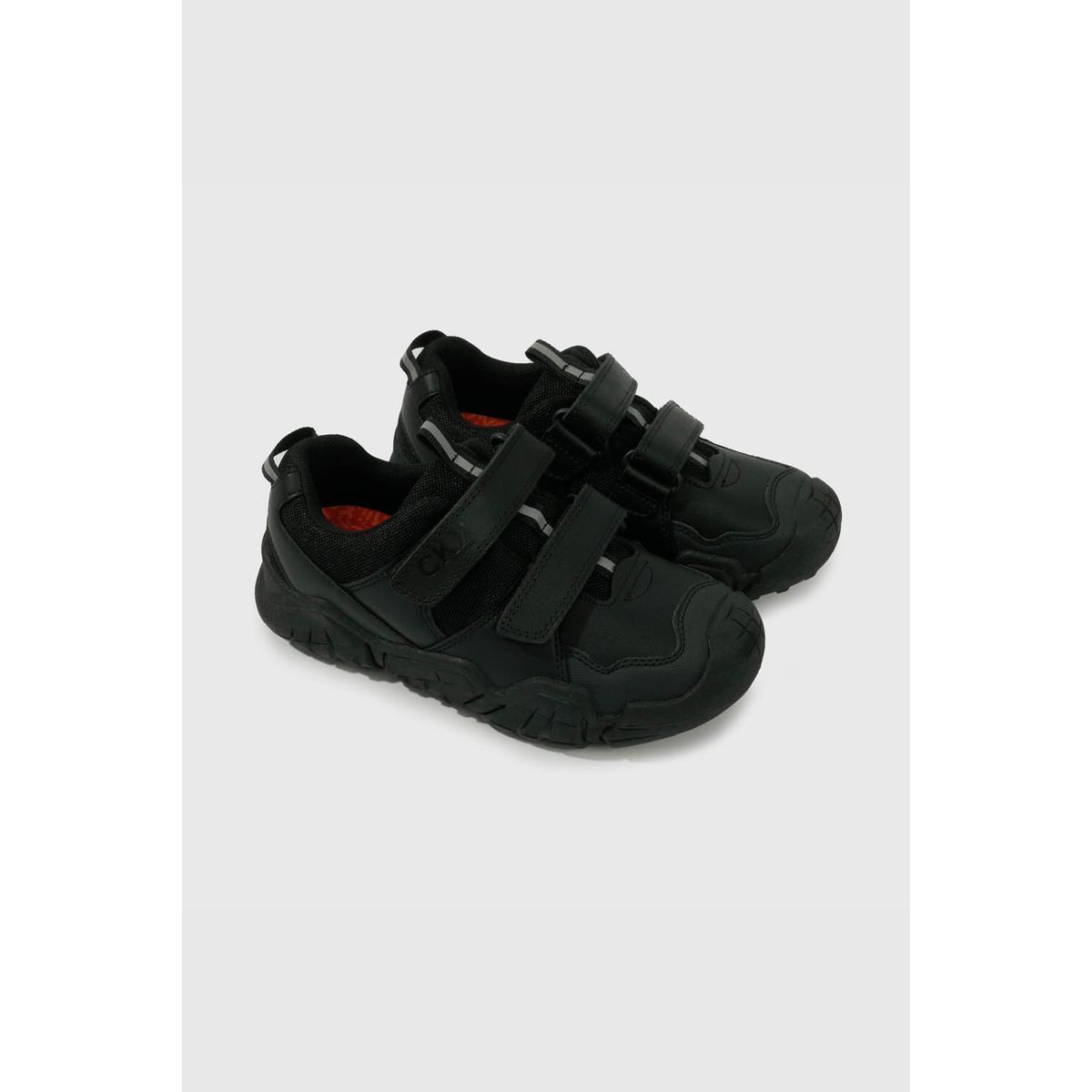 COLLOKY - Zapato Escolar Negro con Velcro