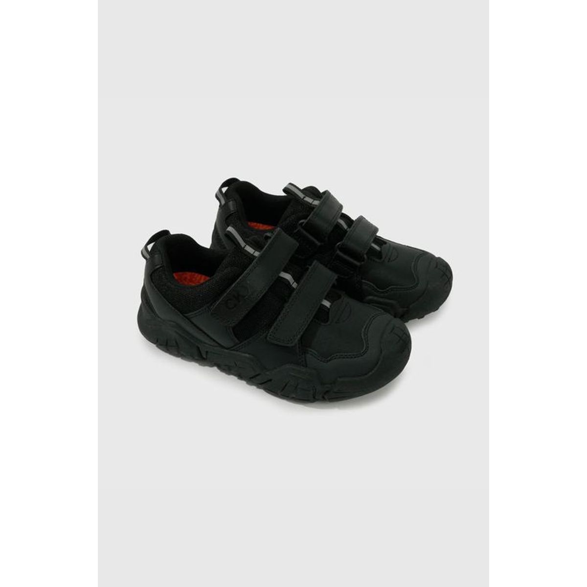 COLLOKY - Zapato Escolar Negro con Velcro