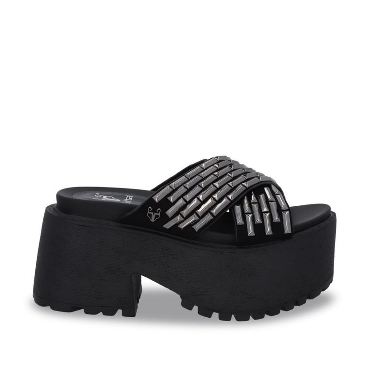 GOTTA - Sandalia Plataforma Negro Mujer 1567C