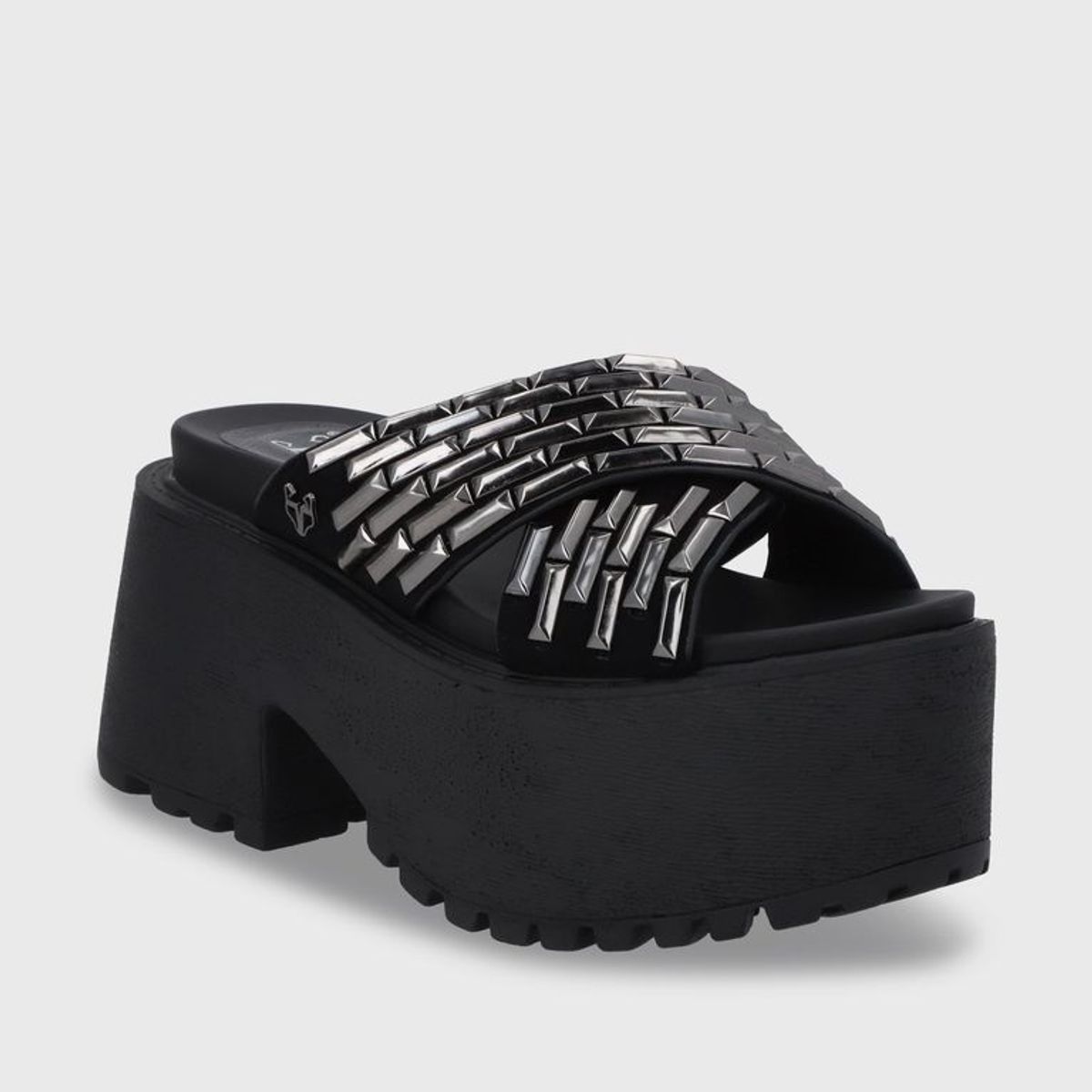 GOTTA - Sandalia Plataforma Negro Mujer 1567C