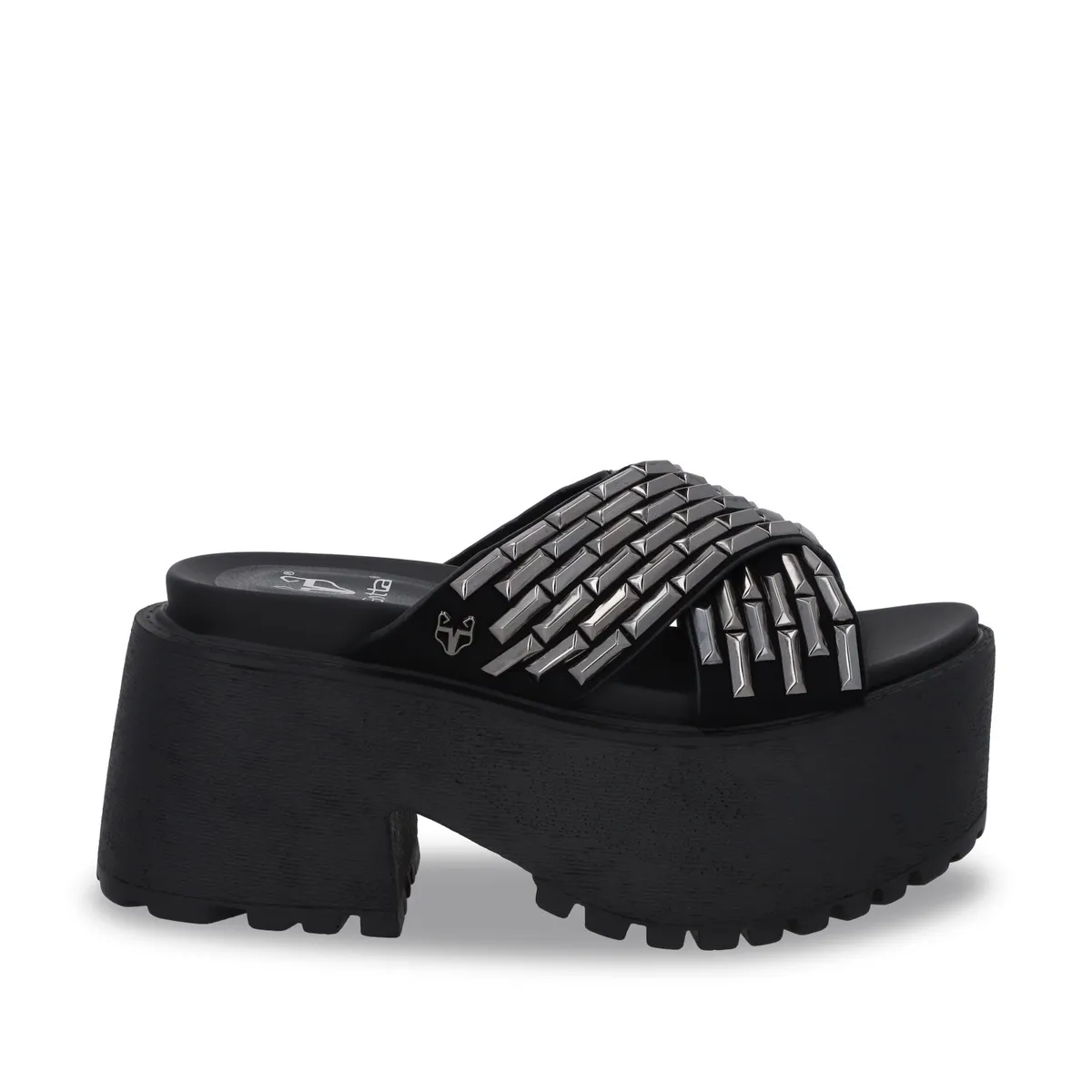 GOTTA - Sandalia Mujer Negra Plataforma 1567C Gotta