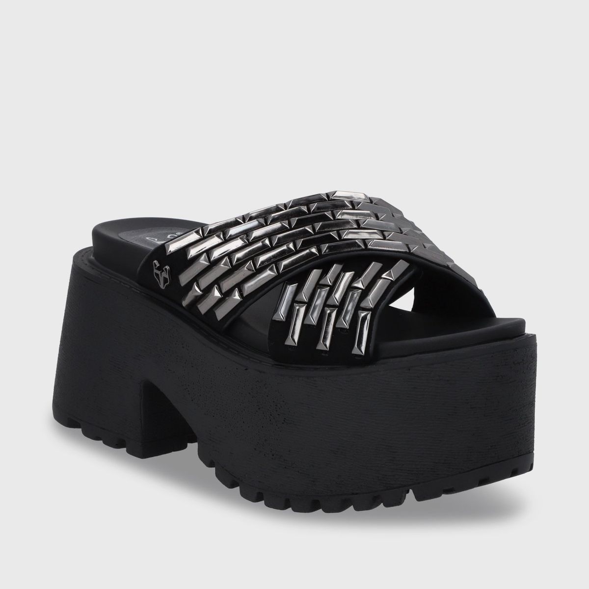 GOTTA - Sandalia Mujer Negra Plataforma 1567C Gotta