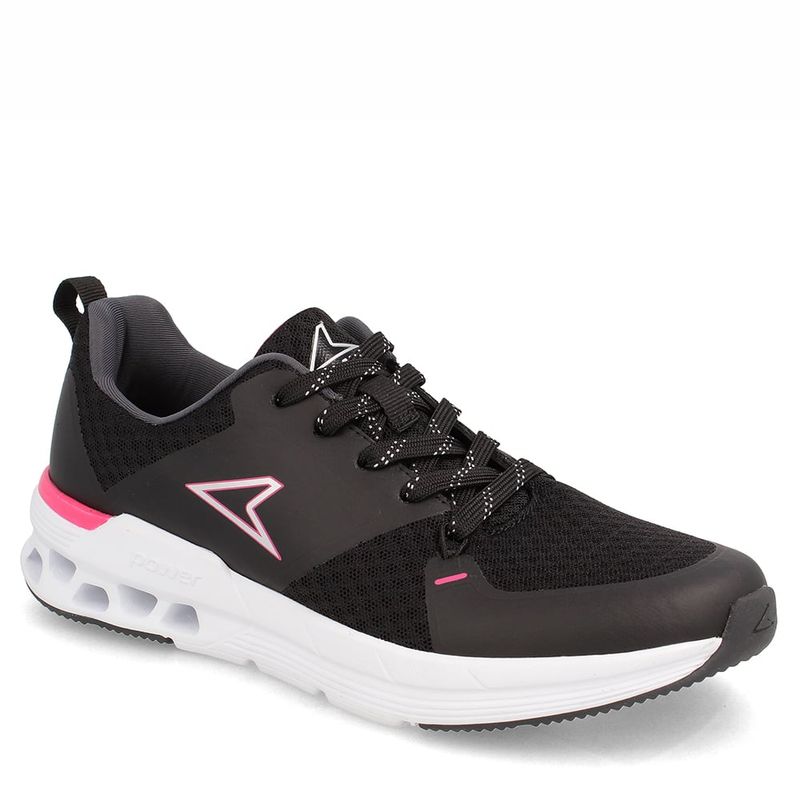 POWER - Zapatilla Mujer Power Export 100 Virgo Negro-Fucshia