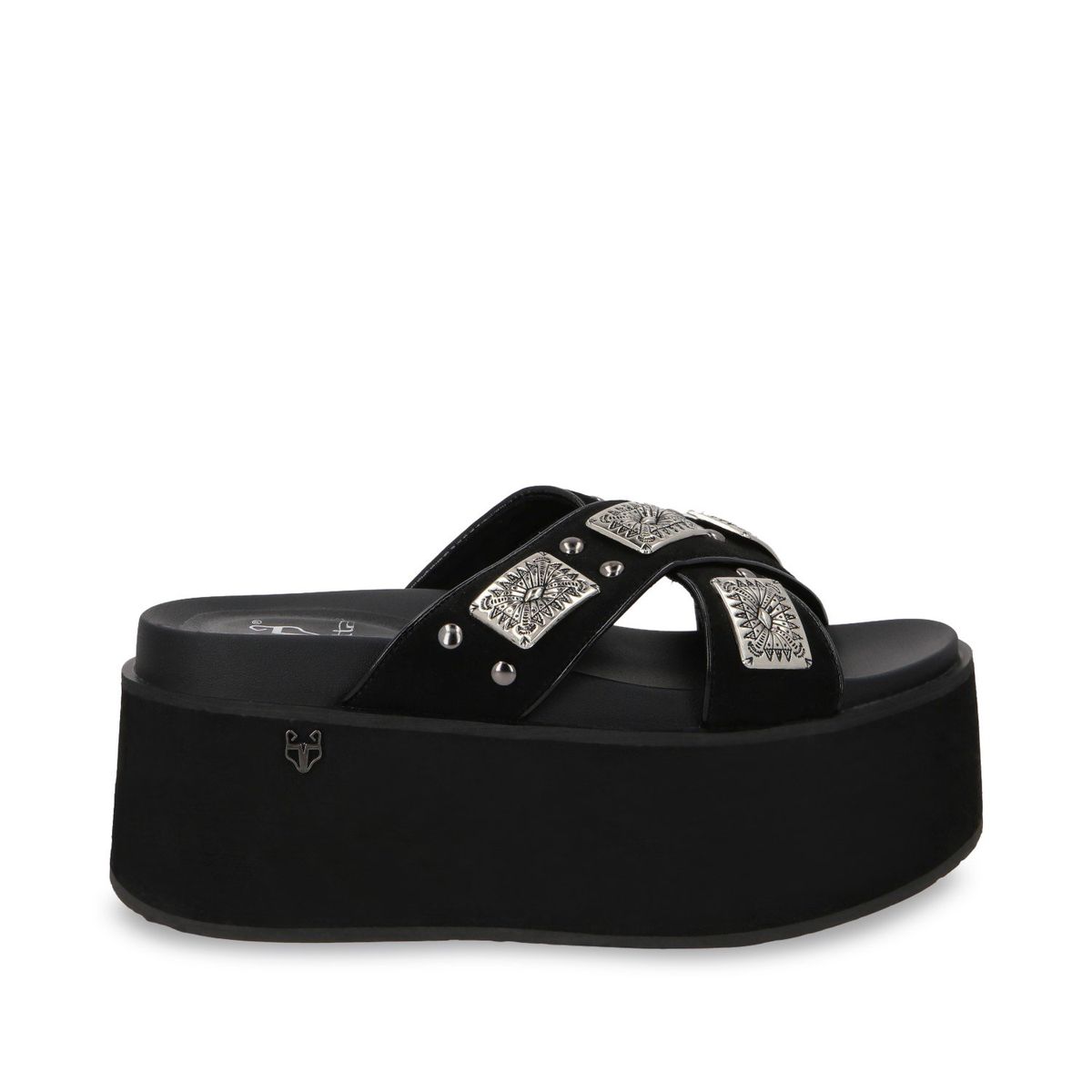GOTTA - Sandalia Plataforma Negro Mujer 35187