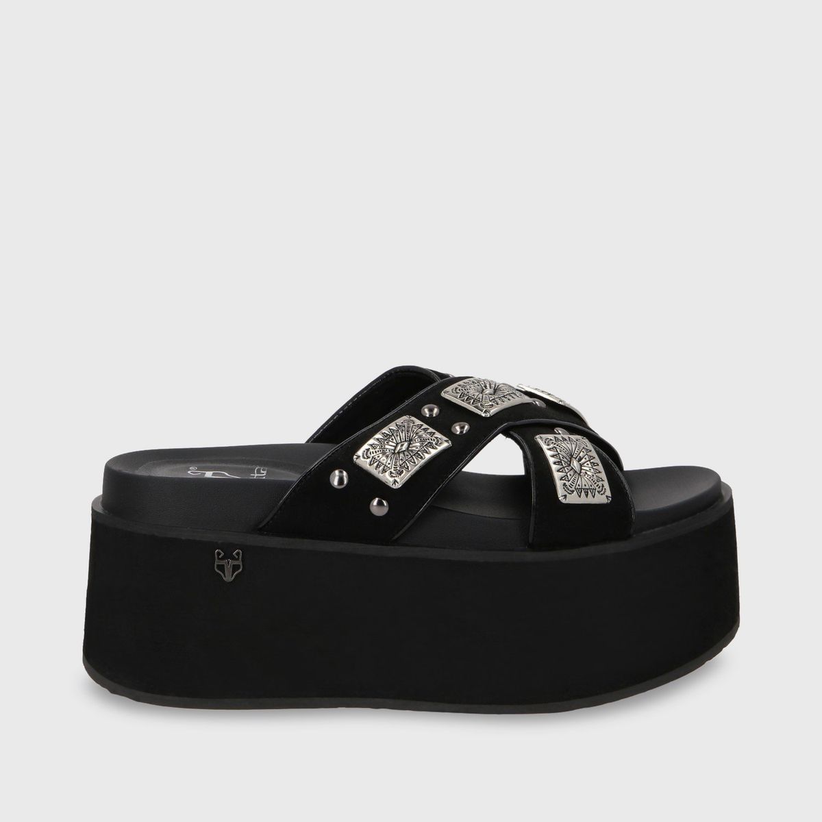 GOTTA - Sandalia Plataforma Negro Mujer 35187